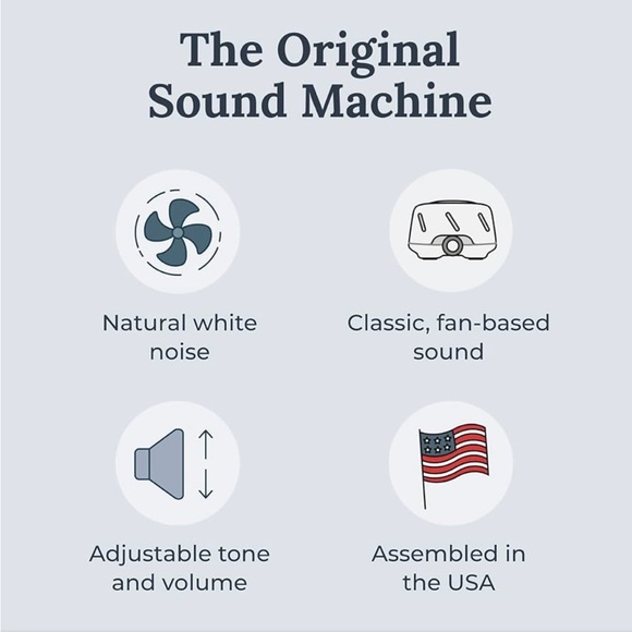 NEW Yogasleep Dohm (White/Gray) The Original White Noise Machine, Sleep Aid - Picture 3 of 8